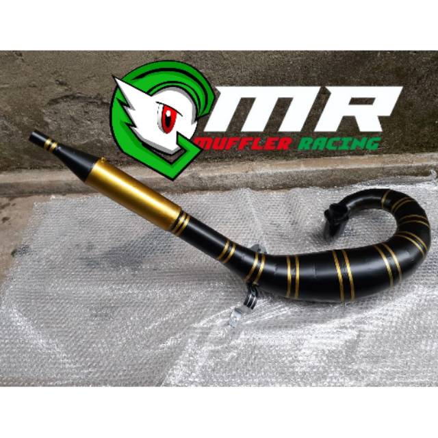 Knalpot 2 tak rx king udang belang