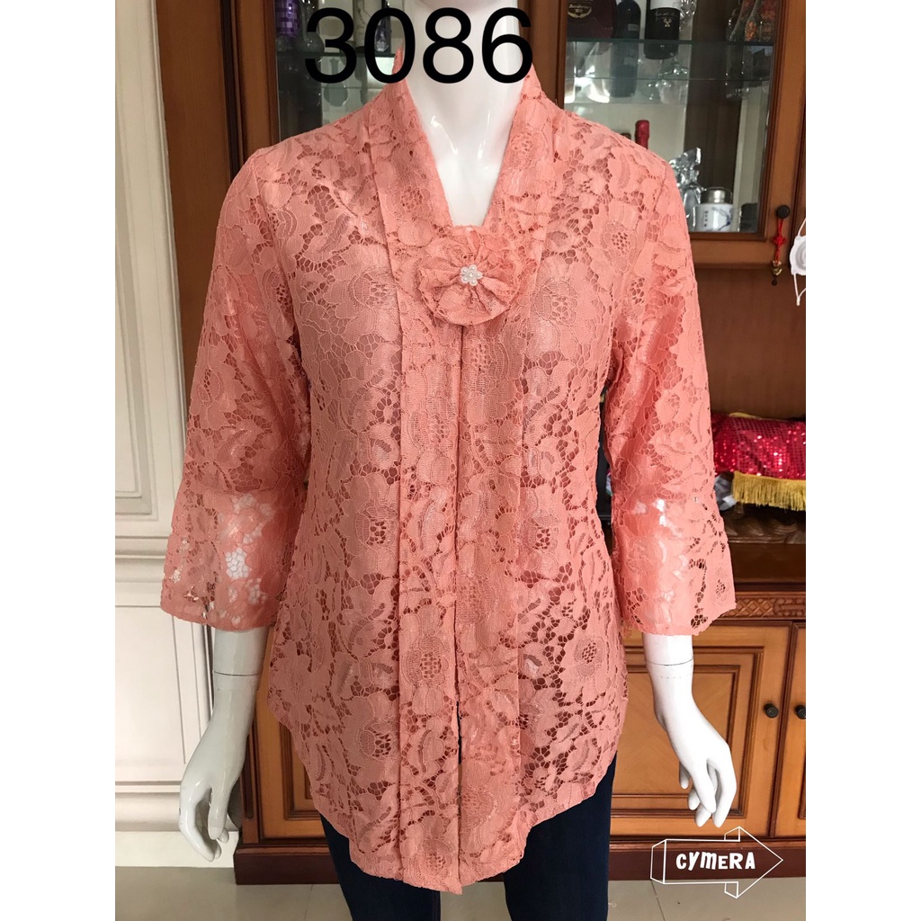 Kebaya alexuez  full brukat Bros seri warna 3086 kartini kebaya premium