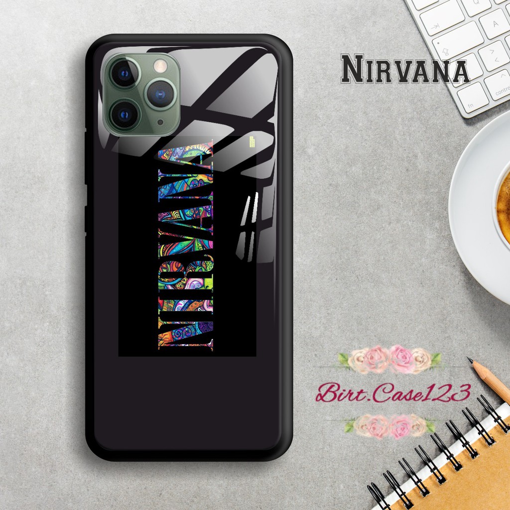 Back case glass NIRVANA Iphone 5 6 6g 6g+ 7 7g 7g+ 8 8+ Xr X Xs Xs Max Se 2020 11 Pro Pro Max BC1529