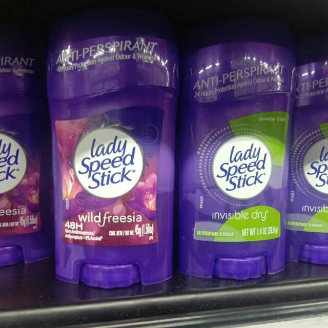 Lady speed stick deodorant