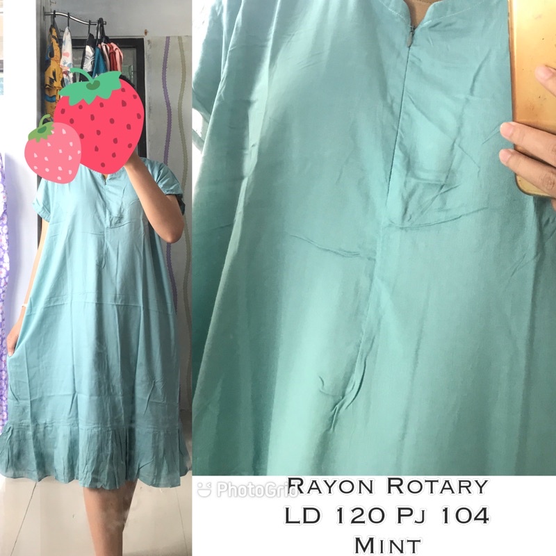 DASTER RUFFLE BUSUI SEBETIS / DASTER KEKINIAN / DASTER REMPEL VIRAL / DASTER BUSUI-Mint