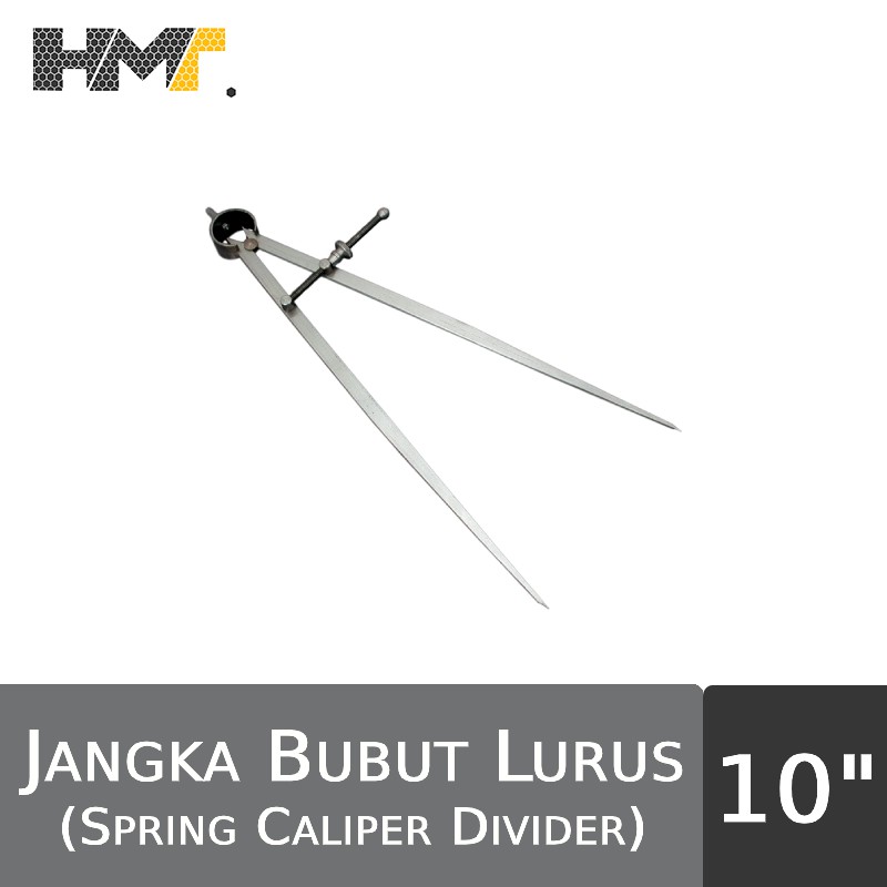 SOLAR Jangka Bubut Lurus 10" / Spring Caliper Divider 10 inch