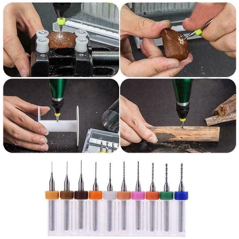 Mata Bor Micro Tungsten PCB CNC Circuit Board Mini Drill 0.1mm - 1mm