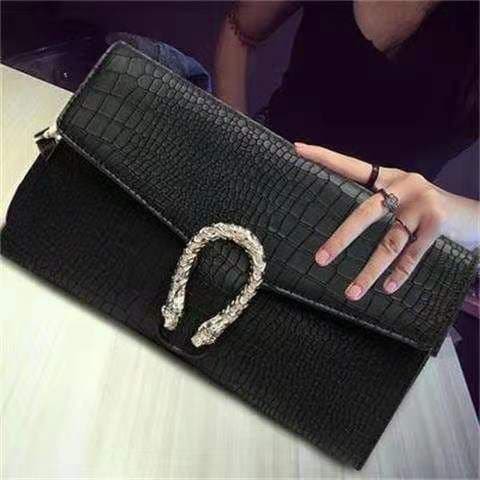 CLUTCH WANITA CROCO 900 SUPER PREMIUM IMPORT EMBOSS L2