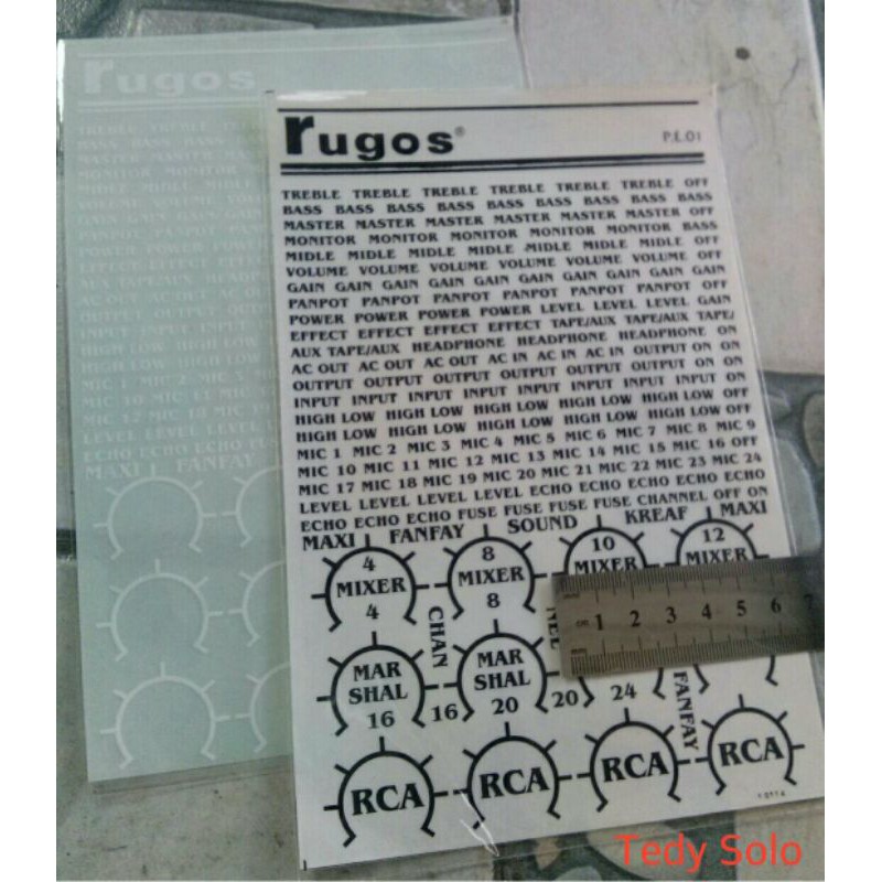 Rugos elektro solo