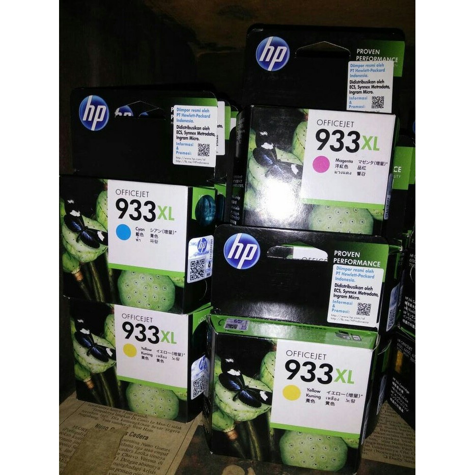 Tinta cartridge hp 933xl original color