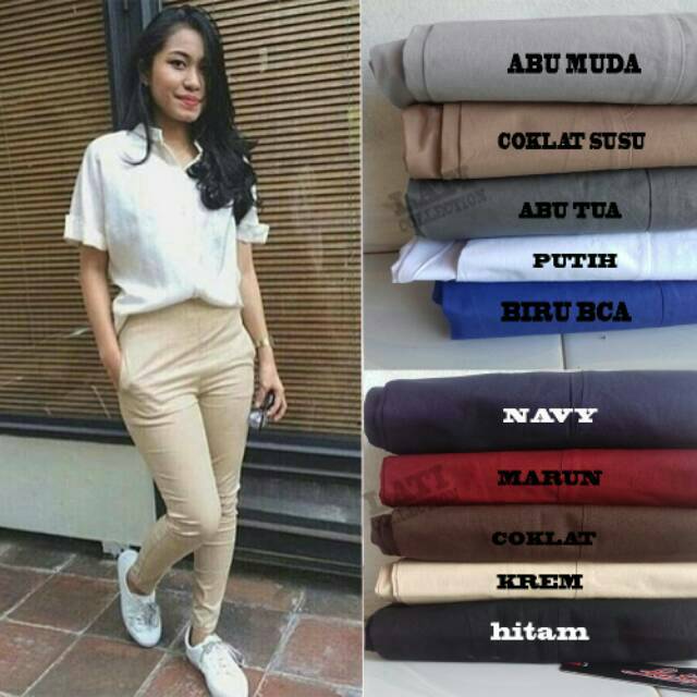  CELANA  KATUN  ANTI BEGAH CELANA  KATUN  STRETCH  UKURAN  