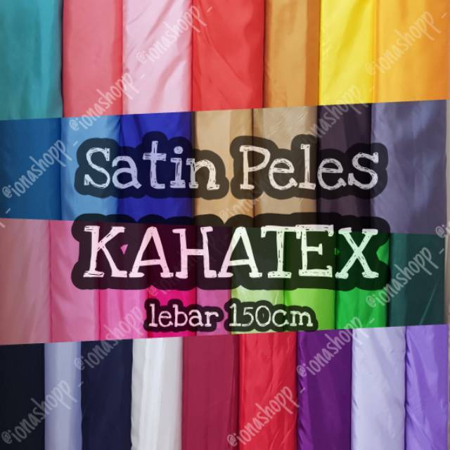 Kain Peles Habute Kahatex Bahan Dekor Furing Kebaya Harga Per Meter Shopee Indonesia