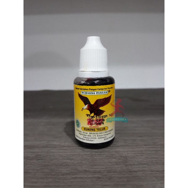 

Pewarna Cair Rajawali 30 ml Kuning Telur