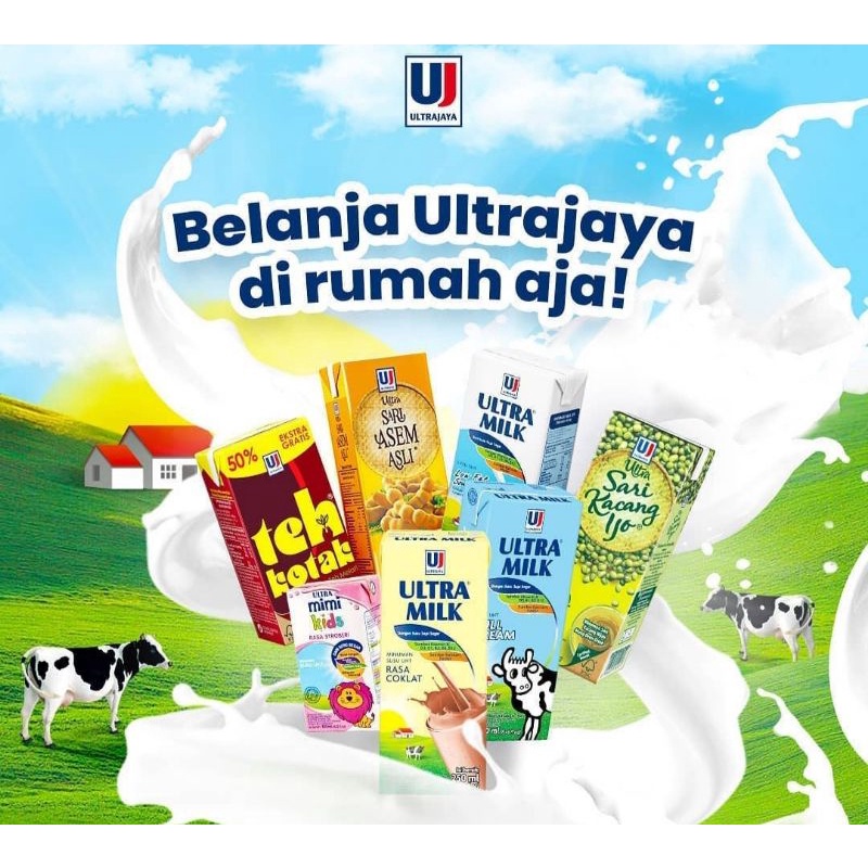 ULTRA MILK UHT / TEH KOTAK (1PC)