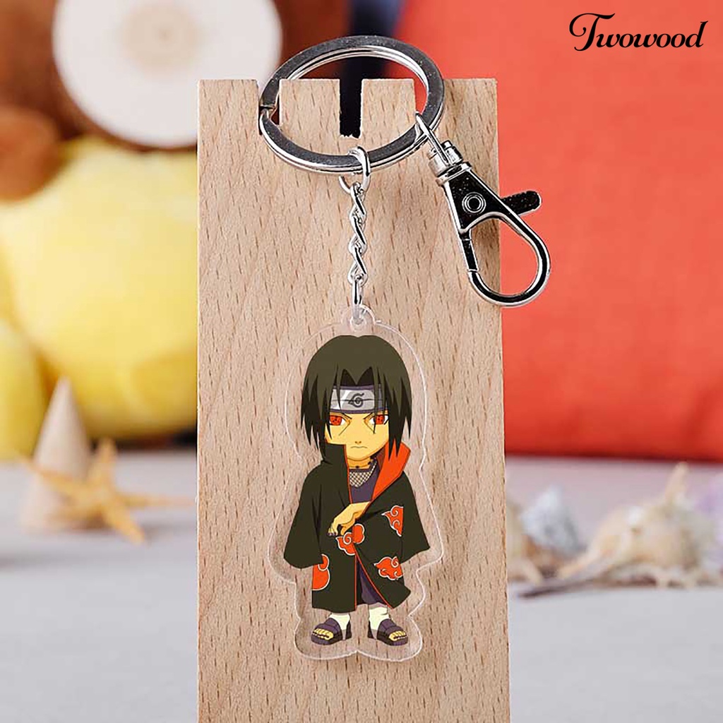 Twowood Gantungan Kunci Motif Kartun Anime Bahan Akrilik Untuk Hadiah