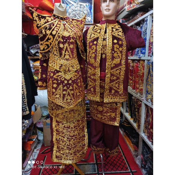 Jual New..terbaru baju penganten pengantin padang minang doble fungsi