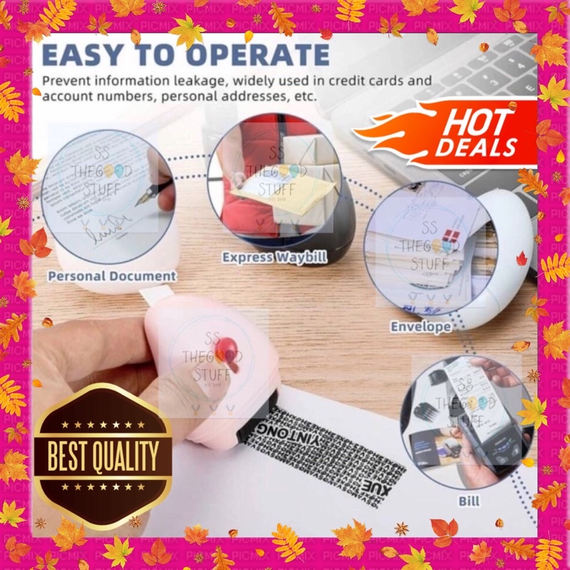 

Stamp Roller Refill Stempel Resi Penghapus Alamat Melindungi Identitas