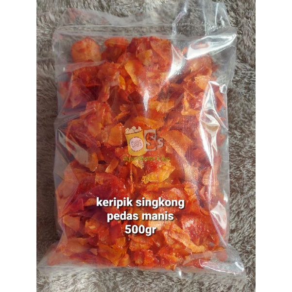 

(500gr) keripik singkong pedas manis