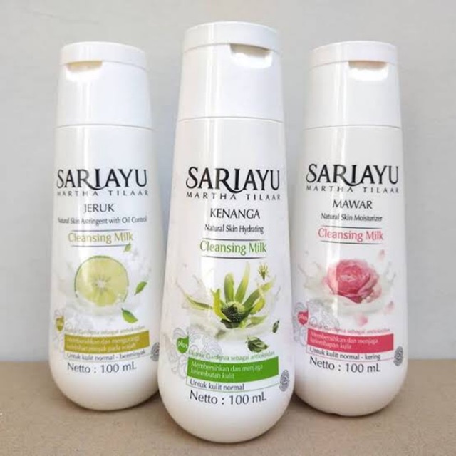 ⭐BAGUS⭐ SARIAYU CLEANSING MILK | Pembersih Make Up 150ml