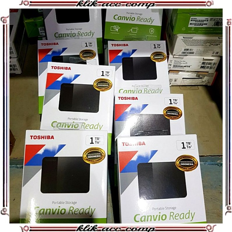 HDD External Toshiba Canvio Ready 1TB - Harddisk Eksternal Toshiba Canvio 1TB 2.5&quot;