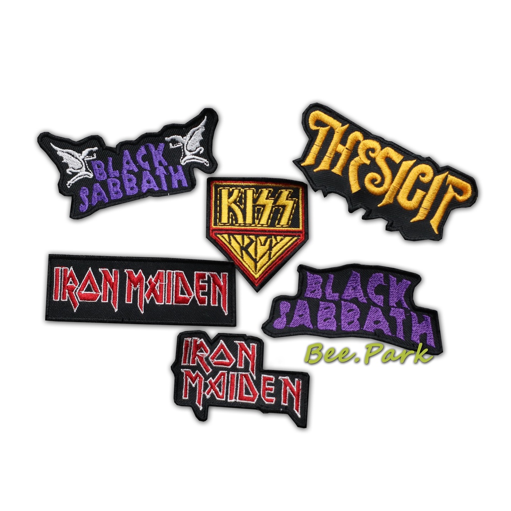 PATCH BORDIR EMBLEM IRON MAIDEN/KISS AKSESORIS EMBLEM JAKET