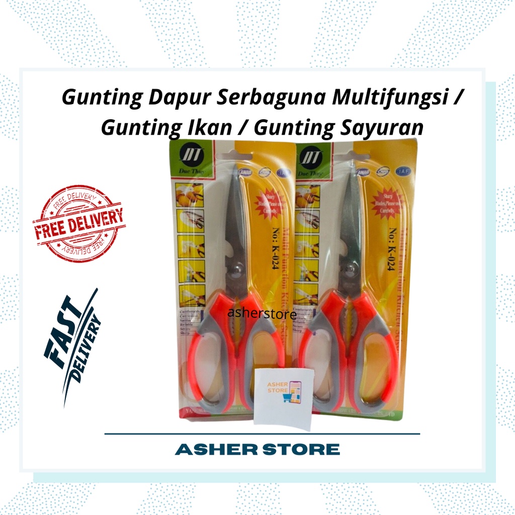 

GUNTING DAPUR K024 / KITCHEN SCISSOR