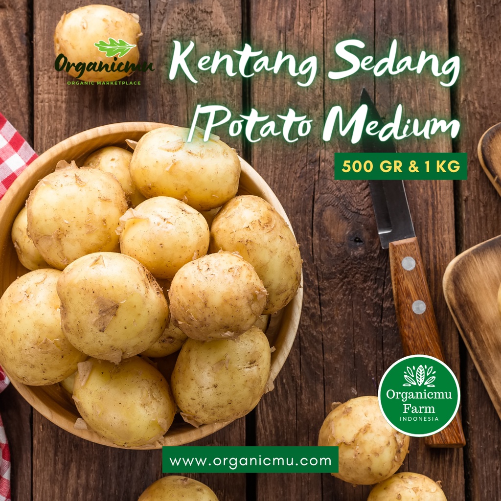 

Organicmu - Kentang Sedang 1 kg