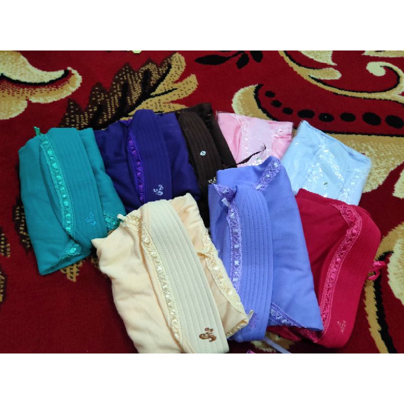 Kerudung sekolah anak PAUD TK SD SMP SMA dan SMK Rabbani KW kaos ukuran L