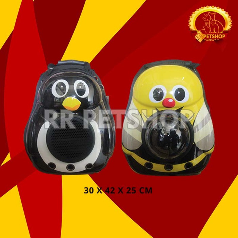 Tas Astronot Anjing Kucing Motif Bergambar Ransel Cargo Anjing Kucing
