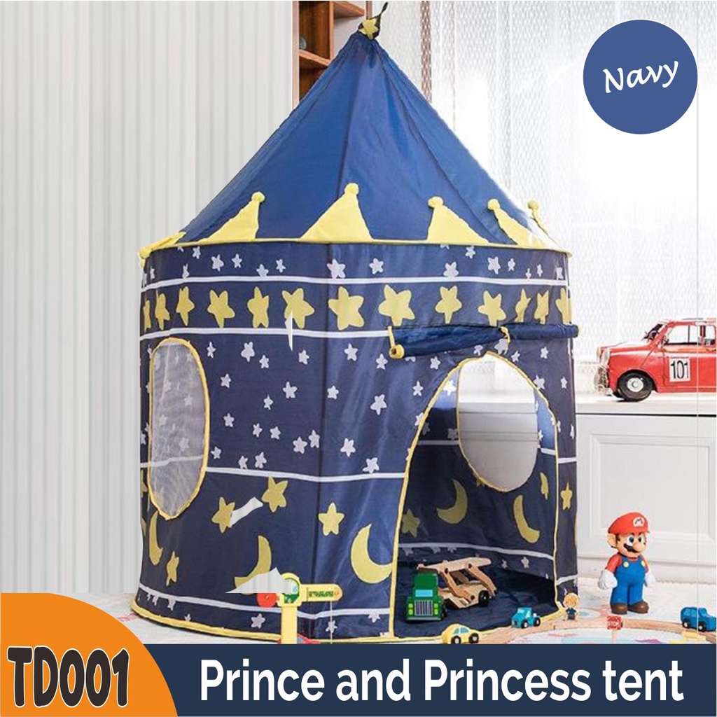 Tenda Anak Lucu Portable Tenda Modern Tenda Segitiga Castle Tenda Anak Model Istana Kado Tenda Anak