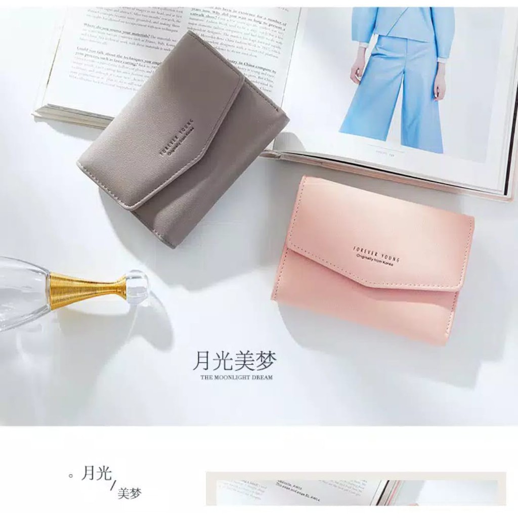[EMARTSHOP] Dompet Forever Young Lipat Dompet Fashion Dompet Wanita Impor-4