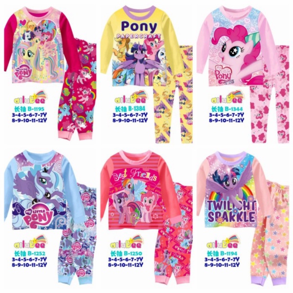 Jual Piyama Anak Perempuan Lengan Panjang  Baju Tidur Anak Disney Import - 3-7th Berkualitas