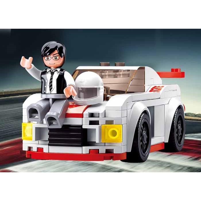 Mainan Lego Sluban Car Club Knight M38-B0633C Original Mobil Balapan Anak Impor Berkualitas Bagus