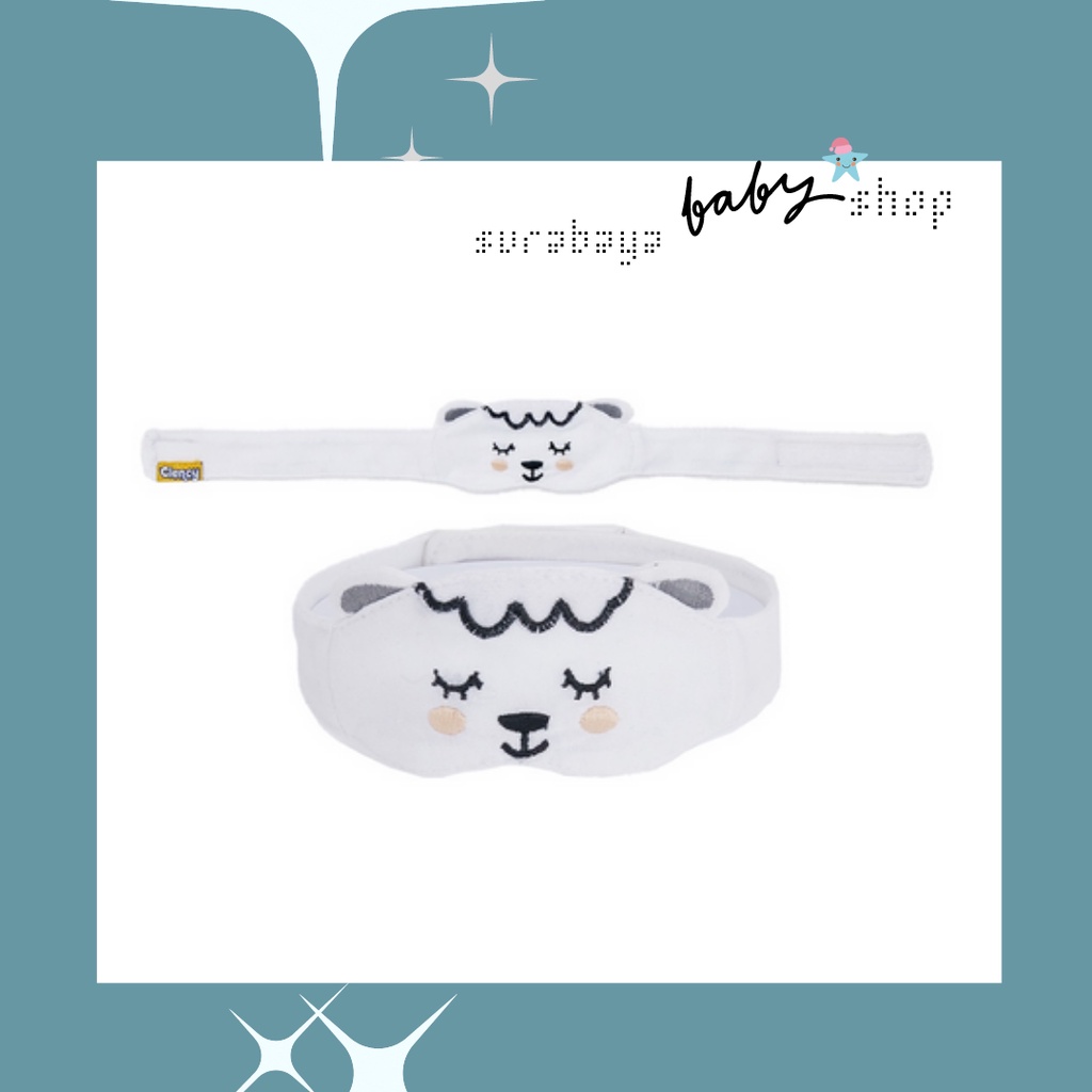 EYE MASK / KACA MATA BERJEMUR BAYI BORDIR SERIES CLENCY - CLE101 / KACAMATA BERJEMUR BAYI MOTIF HEWAN LUCU KARAKTER HEWAN