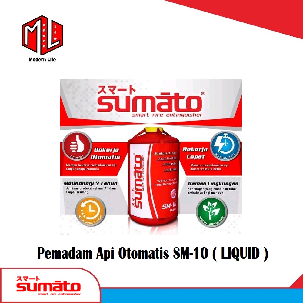 SUMATO SM-10 ORIGINAL ALAT PEMADAM API OTOMATIS APAR LIQUID API SM10