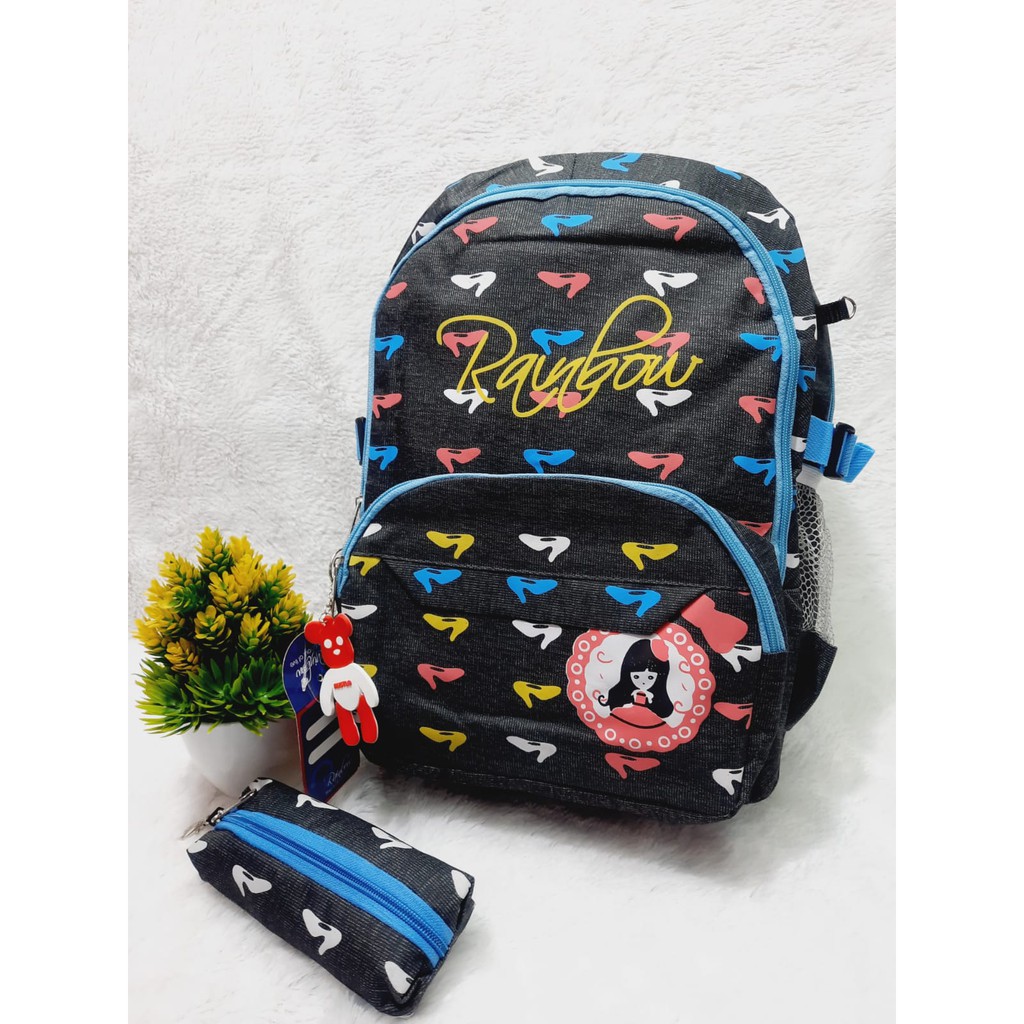 TAS SEKOLAH ANAK PEREMPUAN SD TK PAUD BACKPACK MOTIF BTS