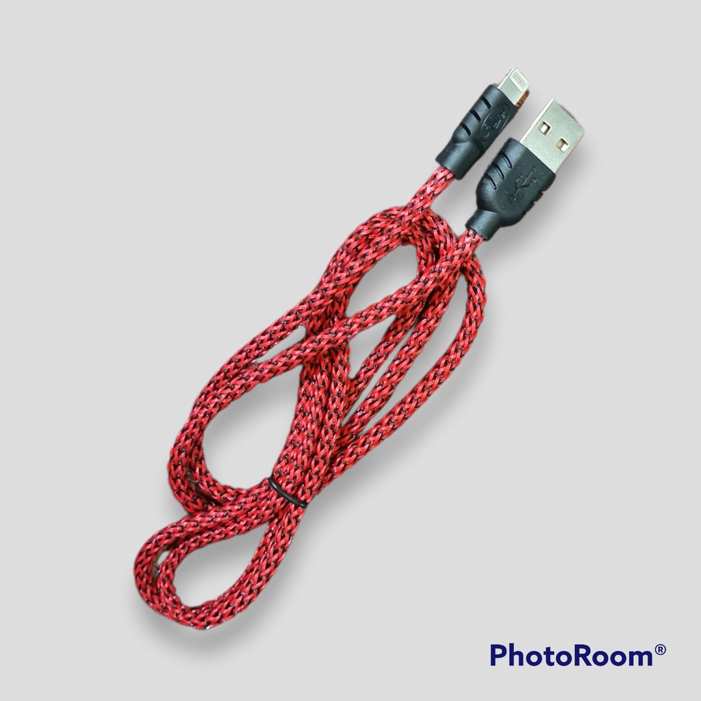 USB CABLE KABEL DATA CHARGER KURA NYLON 2A