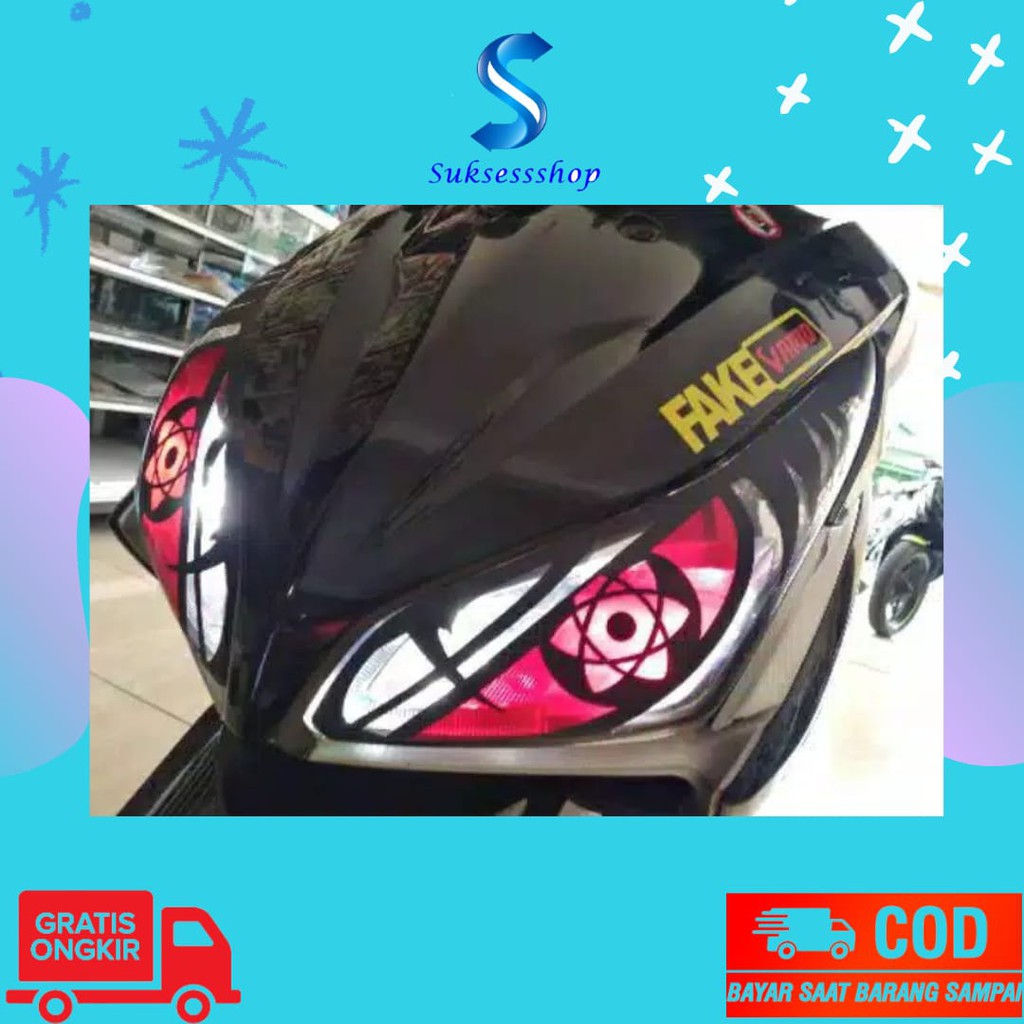 Sticker variasi lampu depan honda vario 110 Led | Stiker vario 110 led bisa COD