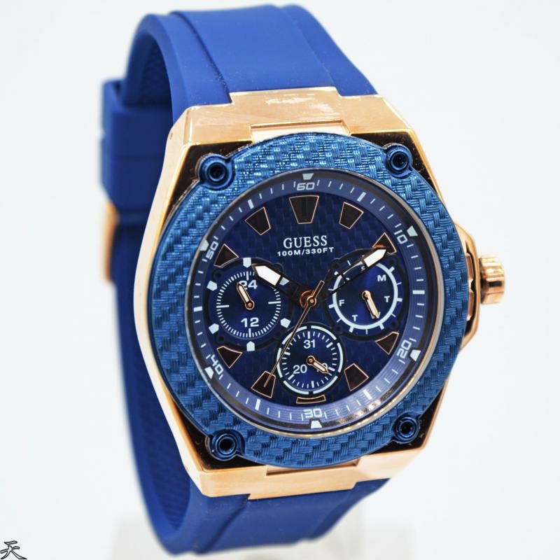 Jam Tangan pria Guess W1049G1 - W1049G2 - W1049G5 Rubber Original Murah