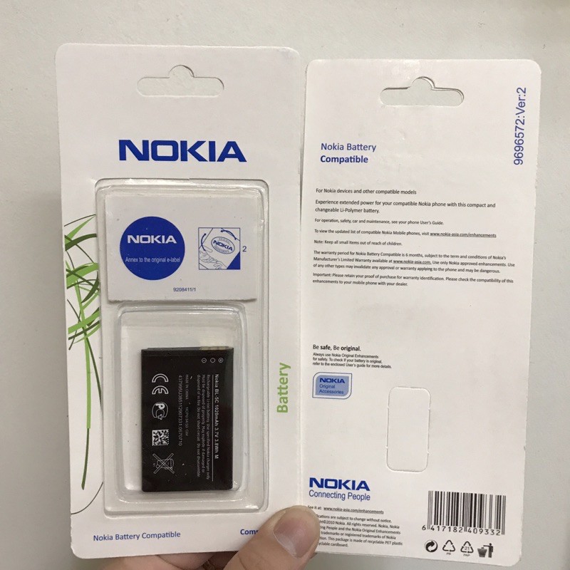 BATERAI NOKIA BL 5C ORIGINAL 99% PACKING PRESS PANJANG IMPORT