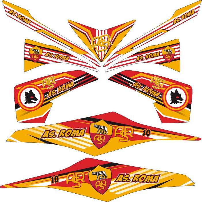 Sticker Mio M3 Striping AS Roma