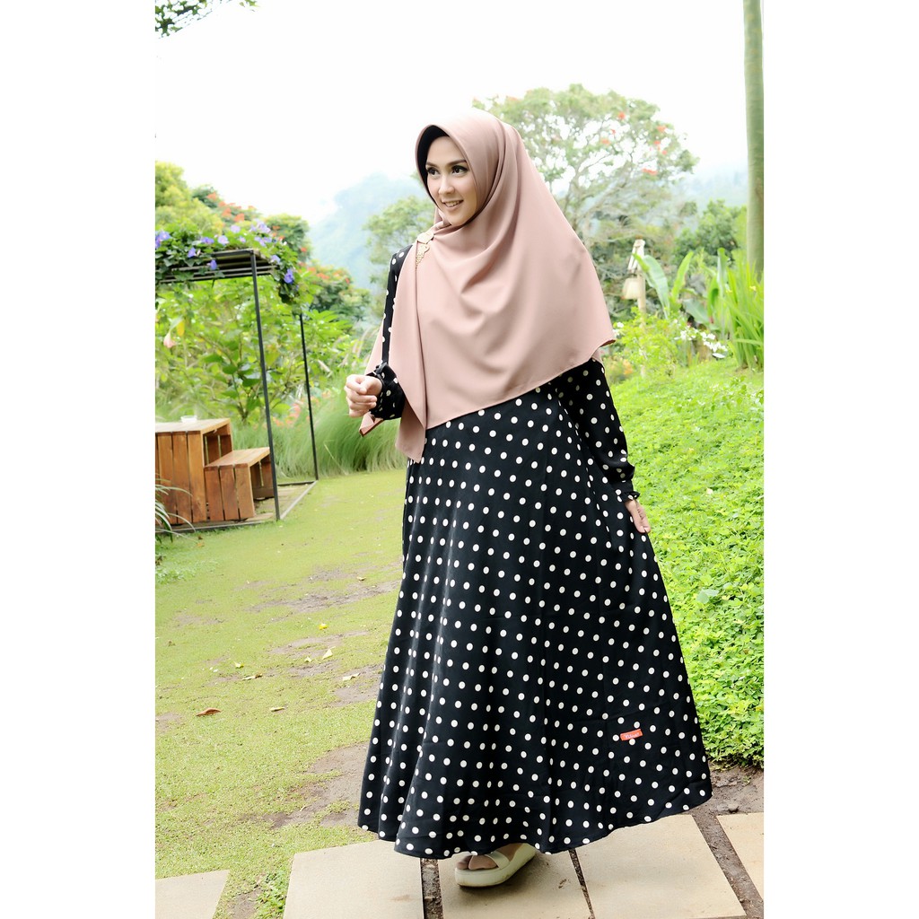 Gamis Motif / Gamis Syari / Baju Muslim Wanita / Gamis Dewasa Nibras NB 138