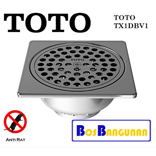 Jual Floor Drain Toto Tx1dbv1 Saringan Lantai Kamar Mandi Toto Tx 1 Dbv1 Shopee Indonesia 