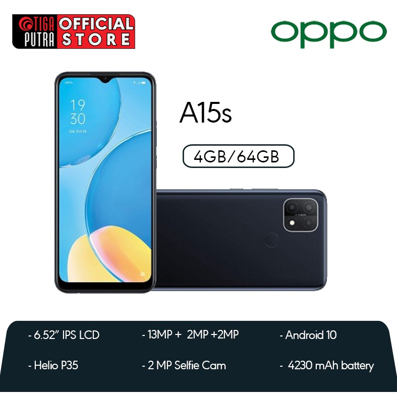 OPPO A15s (Ram 4GB, Rom 64GB, HD + Screen, Ultra Slim, AI Triple Camera, Soloop Video Eiting)-6