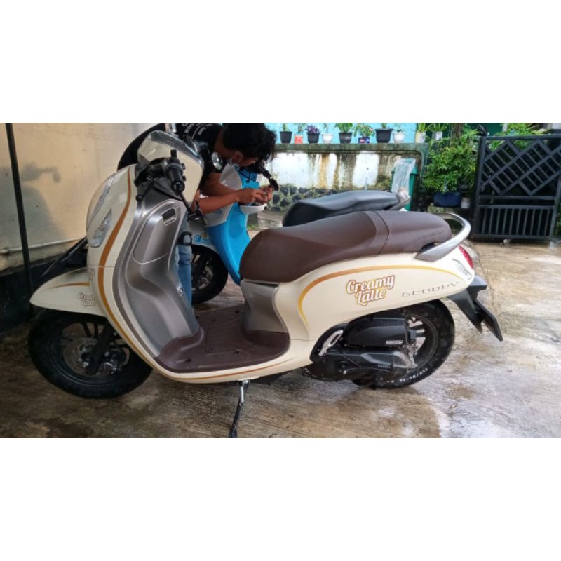 Striping Scoopy 2021 Transparan Custom 022