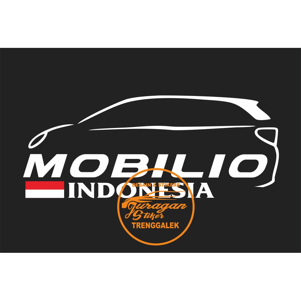 Sticker Mobilio Indonesia cutting stiker terbaru