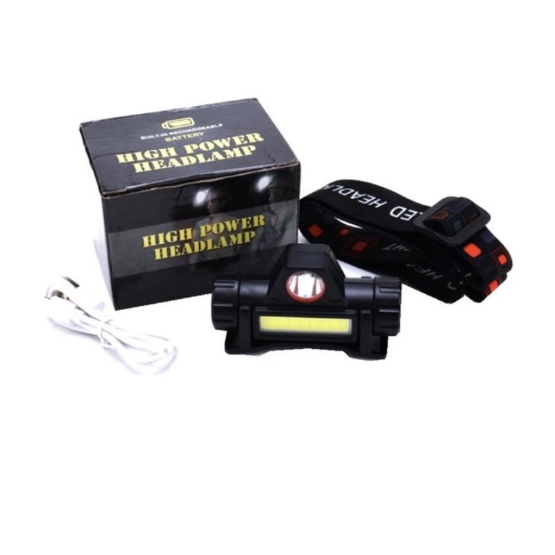 SENTER KEPALA MINI LED USB 2 MODE