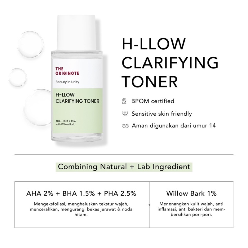 ✨Up Your Look✨ The originote clarifying essence toner wajah