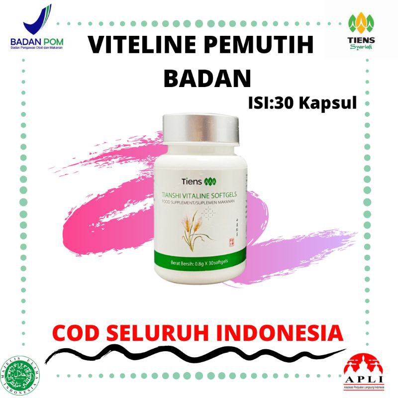 Vitaline Pemutih Badan | Pemutih Badan Tiens | Pemutih Badan Ori | Pemutih Alami