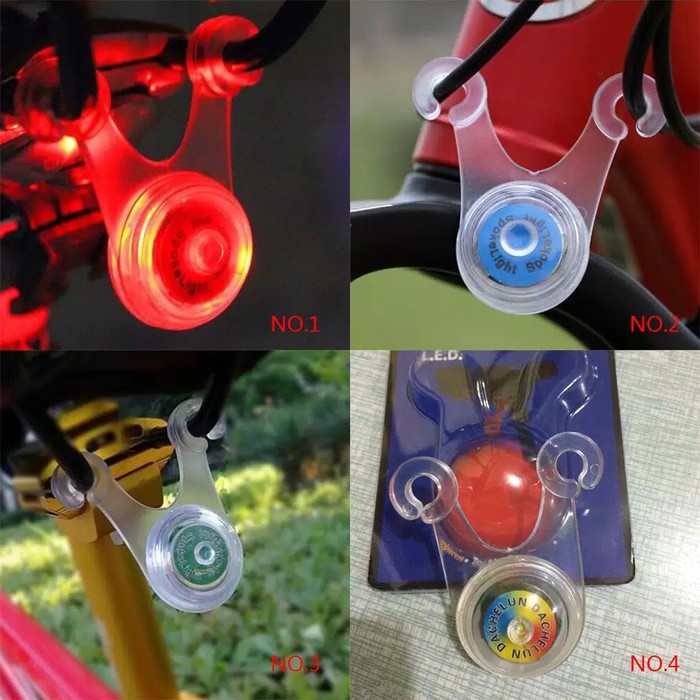 Sunny - Lampu Gantung Belakang Sepeda Bahan Silikon