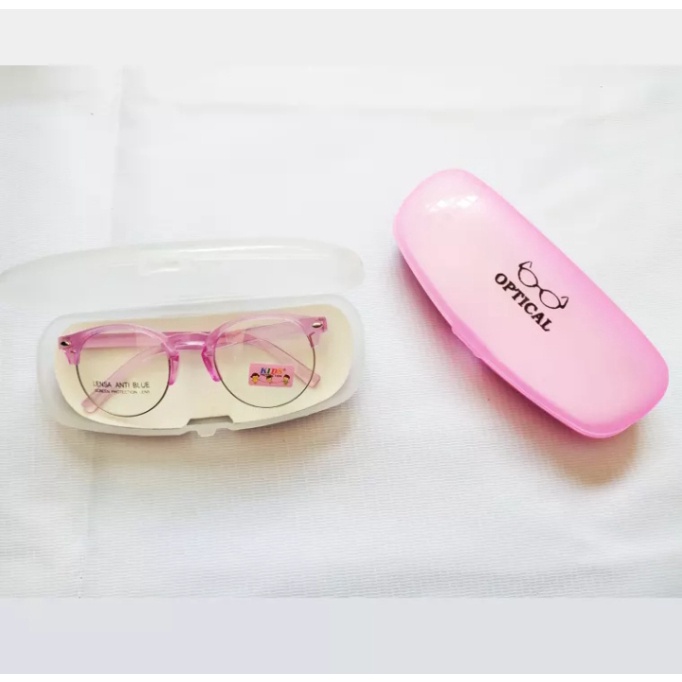 Kacamata Anak Anti Radiasi HP - Komputer - Laptop Fream Gantung Free Cairan Pembersih Lensa Box Dan Lap-2