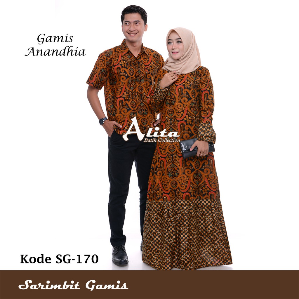 Batik Couple Batik Sarimbit Gamis Couple Pasangan