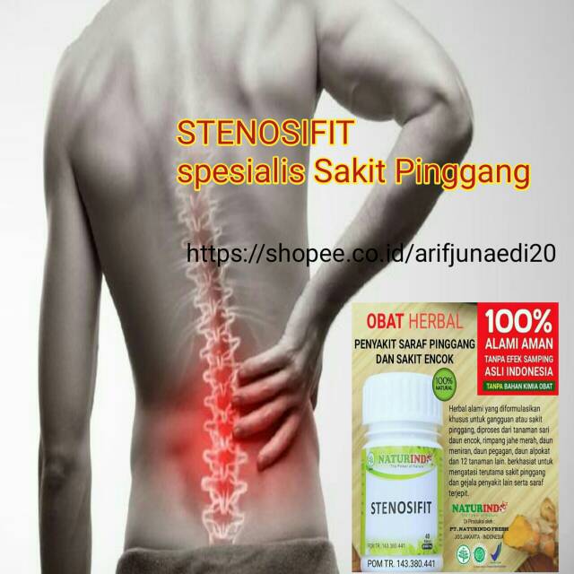 Naturindo Obat Sakit Pinggang Saraf Kecepit Shopee Indonesia