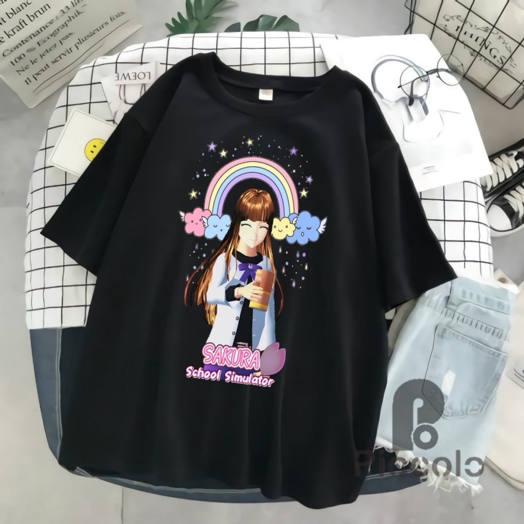 BAJU KAOS ANAK SAKURA SCHOOL SIMULATOR BAHAN PREMIUM